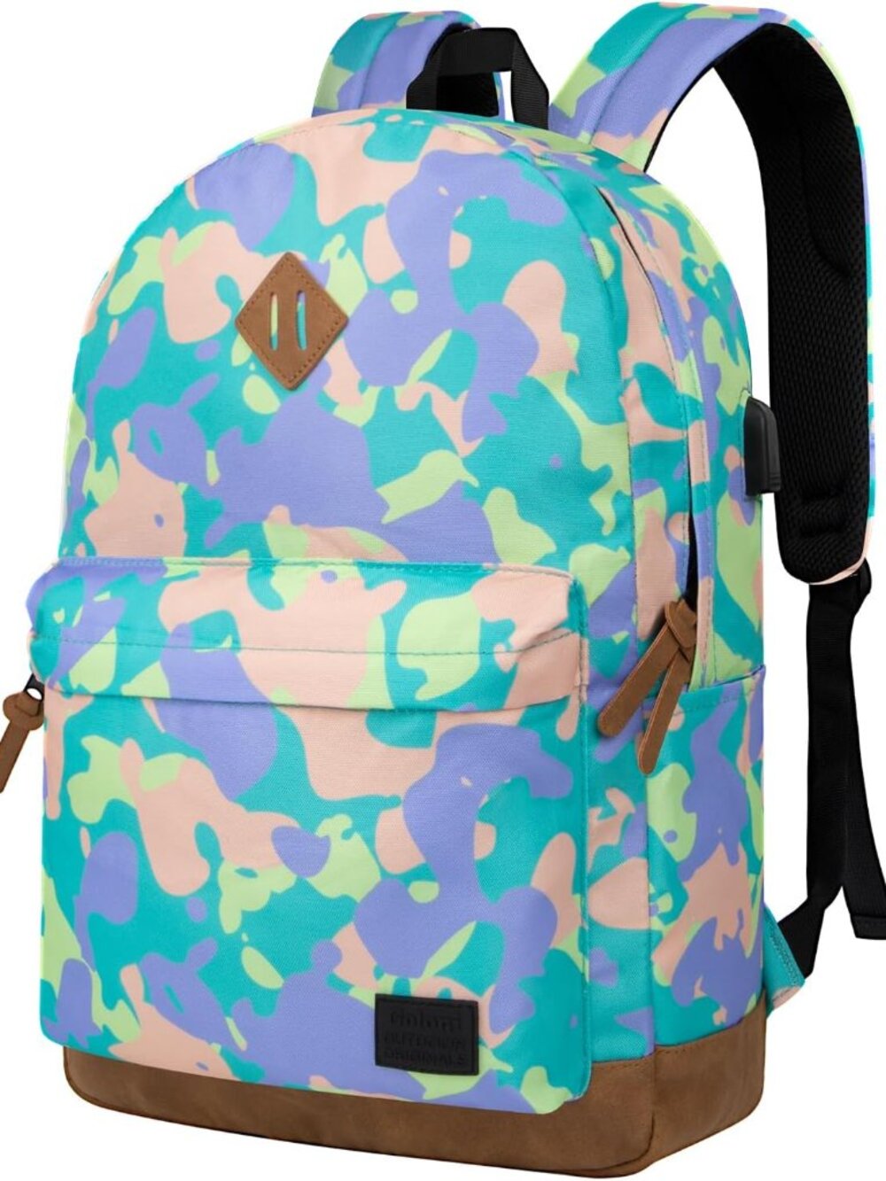 Water-Resistant Travel Laptop Backpack with USB Charging & Secure Design